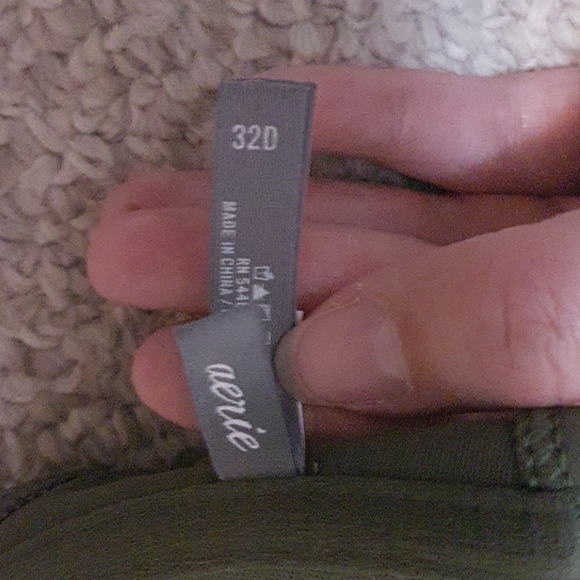 ❄2 for 20❄ AERIE - 32D Olive Bikini Top - Picture 2 of 3